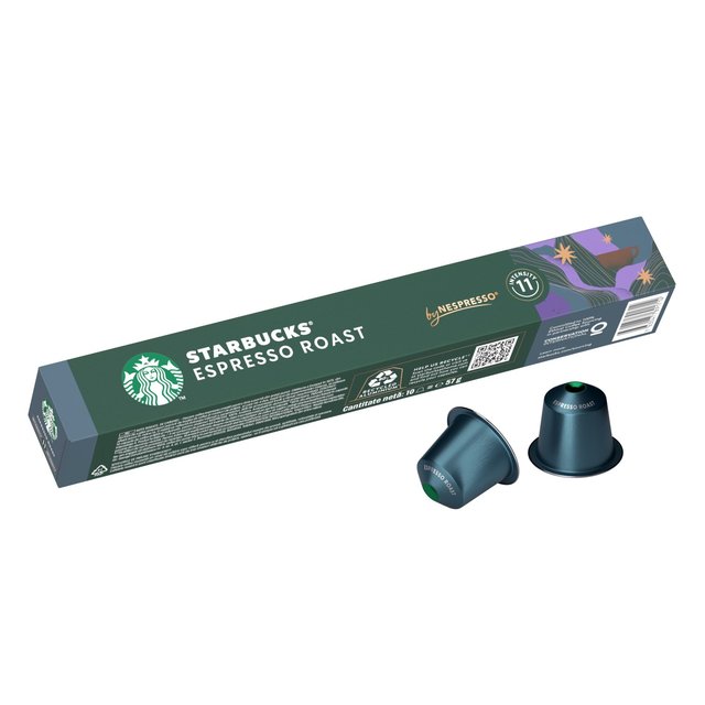 STARBUCKS by NESPRESSO Espresso Roast Coffee Pods 10 per pack GOODS M&S