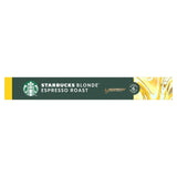 STARBUCKS by NESPRESSO Blonde Espresso Roast Coffee Pods 10 per pack GOODS M&S