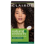 Clairol Natural Instincts Semi-Permanent Hair Dye 4 Dark Brown