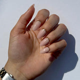 House of Amor Golden Crescent Almond Shape Press On Nails Standard