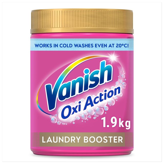 Vanish Oxi Action Fabric Stain Remover Powder Colours 1.9kg GOODS M&S