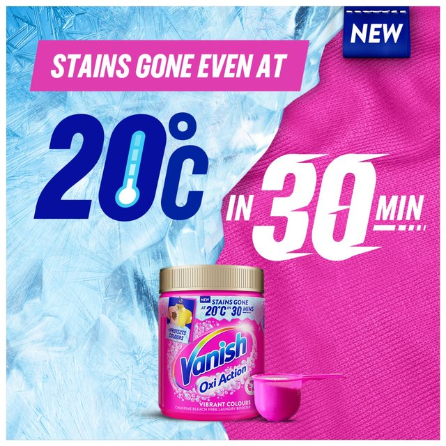 Vanish Oxi Action Fabric Stain Remover Powder Colours 1.9kg GOODS M&S