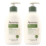 Aveeno Daily Moisturising Body Lotion Unscented 2 x 500ml