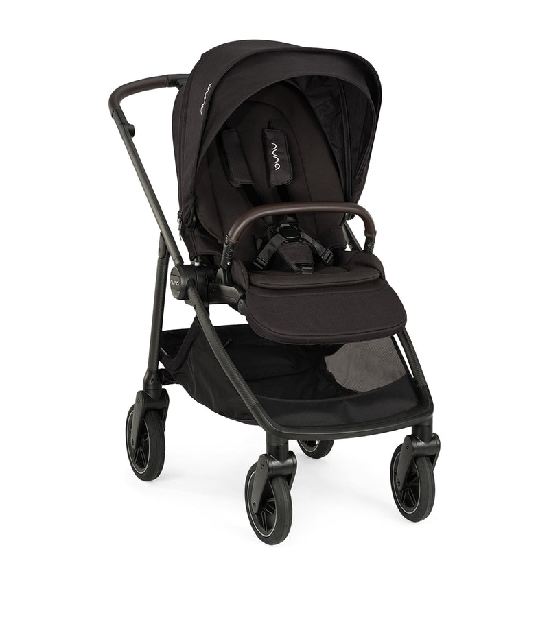 Nuna SWIV Pushchair, LYTL Carry Cot, ARRA Flex Car Seat and BASE Curv Adaptor Bundle