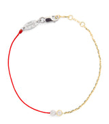 Redline 20th Anniversary Two-Tone Gold and Diamond Half-Thread Jewellery Bracelet