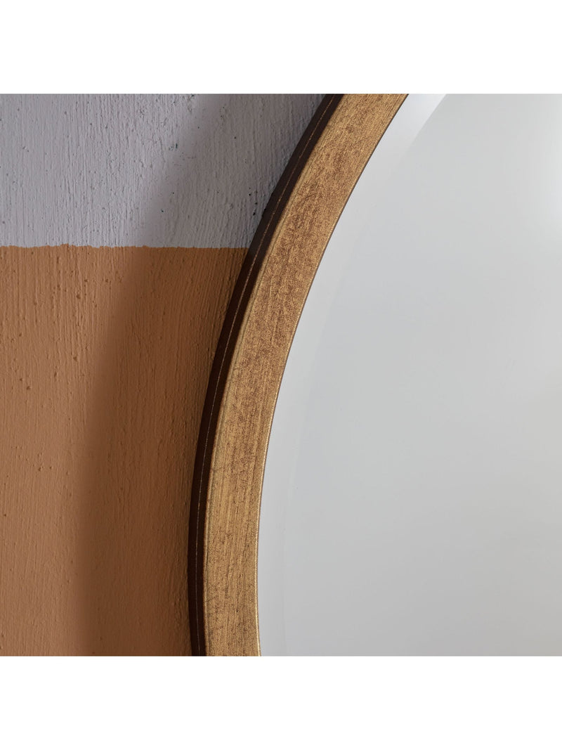 Gallery Home Gold Ashford Antique Round Mirror