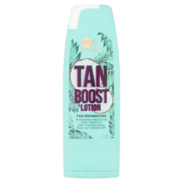 Solait Tan Boost Lotion 200ml, imported from the UK