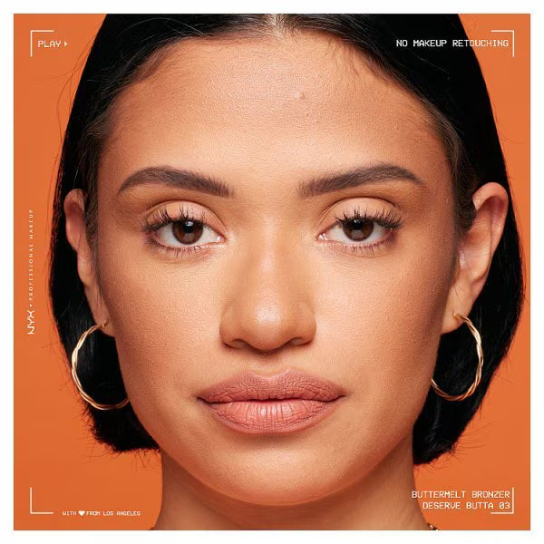 NYX Buttermelt Bronzer Compact Powder Vegan 12H Wear, imported from the UK