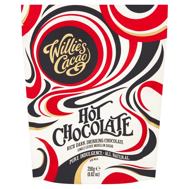 Willies Cacao 52% Medellin Cacao Hot Chocolate Powder 250g GOODS M&S