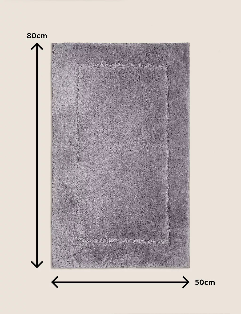 Super Soft Quick Dry Bath Mat Bathroom M&S