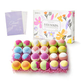 Livingandhome DIY Three-layered Bath Bombs Multiple Scents 24 Pieces