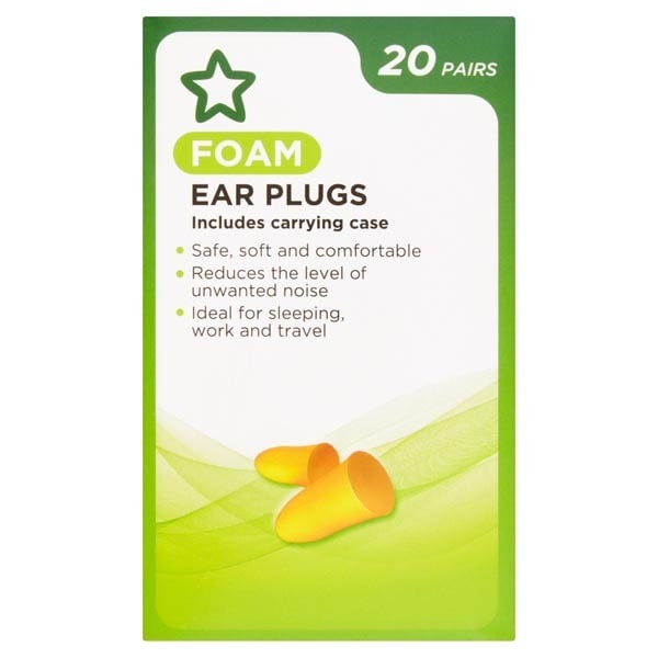 Superdrug Earplugs 20 Pairs GOODS Superdrug