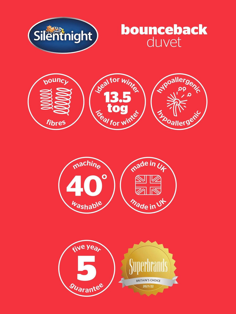 Silentnight Bounceback 13.5 Tog Winter Duvet