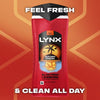 Lynx Sunset Fresh 3-in-1 Body Wash Bottle 500ml, UK version