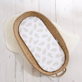 The Tiny Bed Co. Basket Changing Mat - Palm Bay (Stone) GOODS Superdrug
