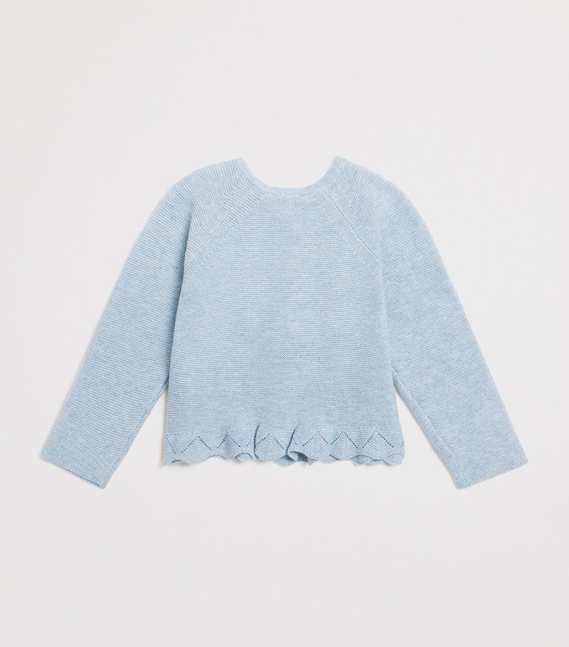 Tartine et Chocolat Cotton Frill-Detail cardigan 1-24 months (British brand)