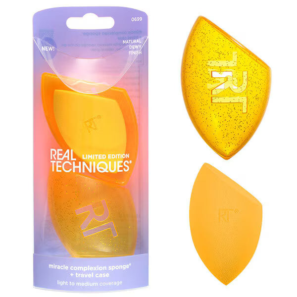 Real Techniques miracle sponge with travel case - British product