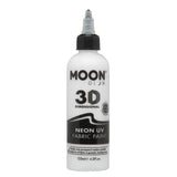 Moon Glow neon UV fabric paint white 125ml, imported from the UK