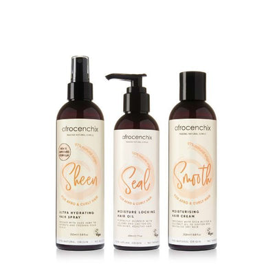 Afrocenchix Moisture Surge Set Moisturising Hair Care Kit 680ml
