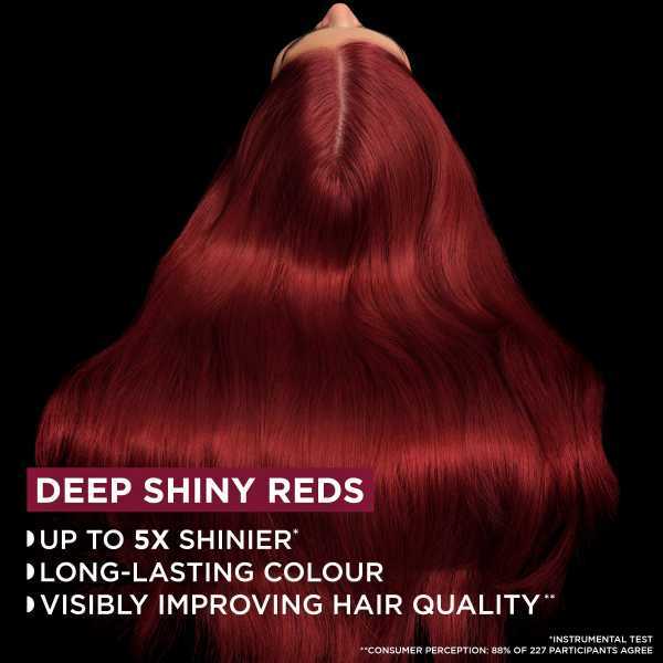 Garnier Olia Red Lacquers 725 Vinyl Blush permanent hair dye, UK version