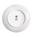 Fornasetti porcelain wall plate with illustrated design 26cm - British product