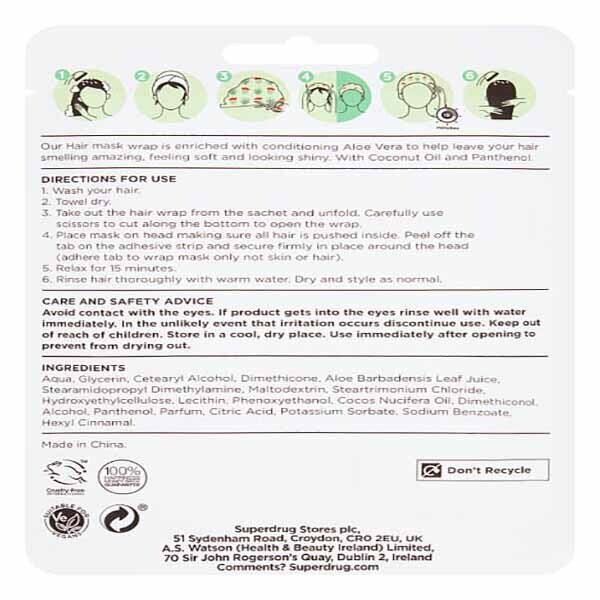 Superdrug Hair Wrap Mask Aloe GOODS Superdrug