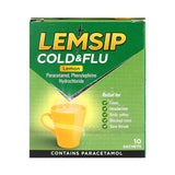 Lemsip Cold and Flu Lemon Sachets 10 Pack