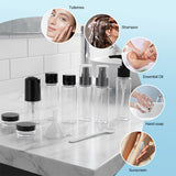 Livingandhome Travel Bottle Set 11 Piece, UK version