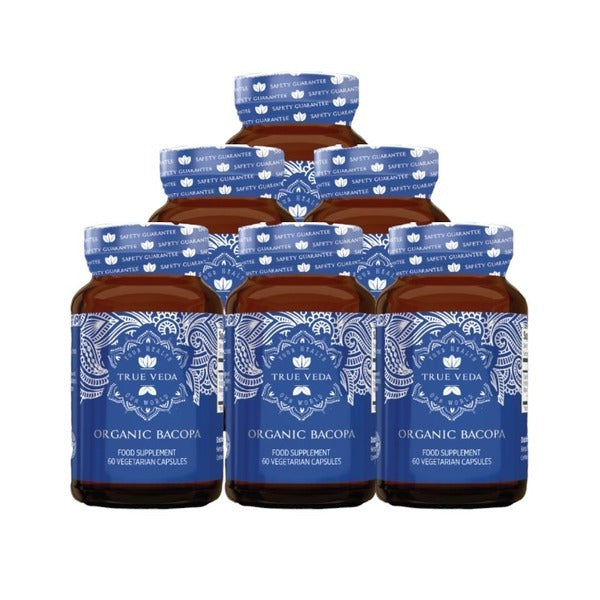 True Veda | Organic Bacopa Brahmi | 20:1 Extract | 360 Caps GOODS Superdrug