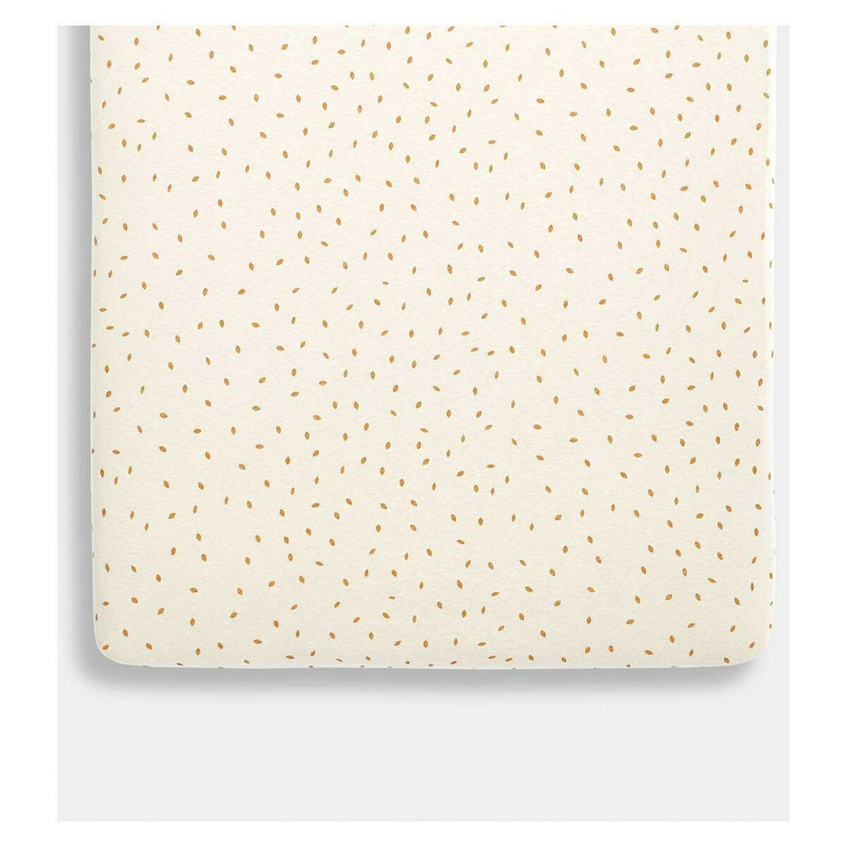 The Little Green Sheep Organic Crib Fitted Sheet - Linen Rice GOODS Boots