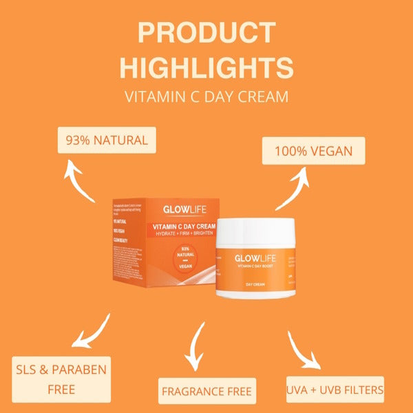 Glowlife Vitamin C Day Cream 50ml, UK version