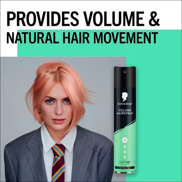 Schwarzkopf Volume Hairspray Fine Hair 250ml (British brand)