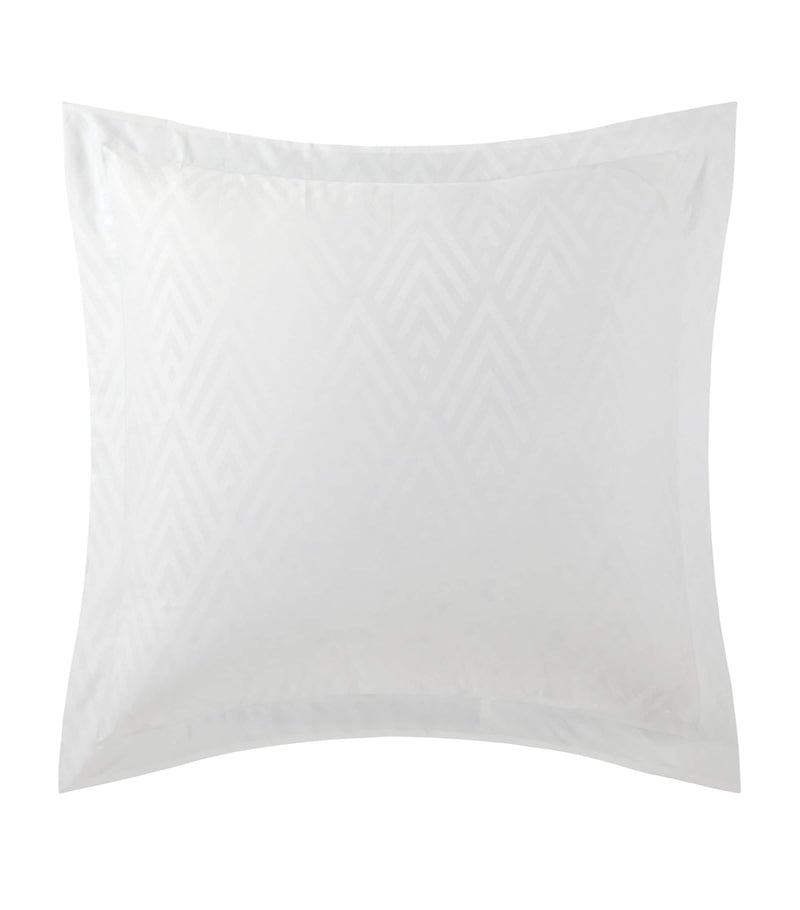 Ralph Lauren Home Penthouse White Square Oxford Sham Pillowcase (65cm x 65cm)