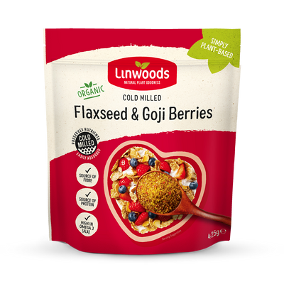 Mélange de superaliments bio Linwoods aux graines de lin moulues et aux baies de goji 425g