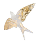 Lalique Crystal Hirondelles Wall Ornament
