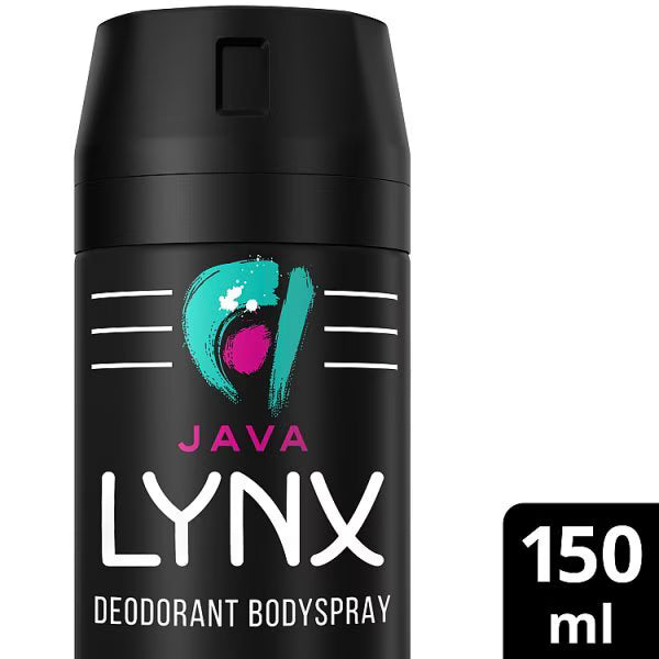 Lynx Java Men's Deodorant Body Spray 150 ml can, UK version