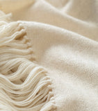 Araminta Campbell Alpaca-Blend Willow Throw Blanket 150cm x 230cm - British product