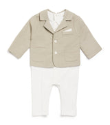 Patachou Cotton-Blend Layered Baby Playsuit 1-24 Months