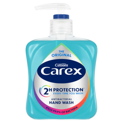 Carex antibacterial hand wash 250ml - British product