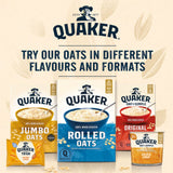 Quaker golden syrup porridge sachets 10x36g, imported from the UK