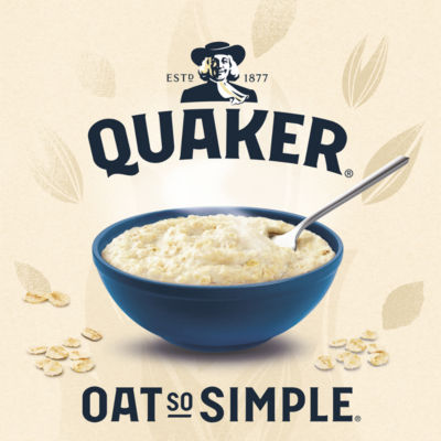 Quaker sweet cinnamon porridge pot 57g, imported from the UK