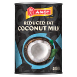 Amoy reduced fat coconut milk 400ml, imported from the UK