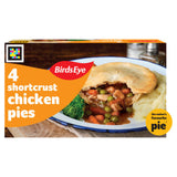 Birds Eye Shortcrust Chicken Pies 4 Pack 620g
