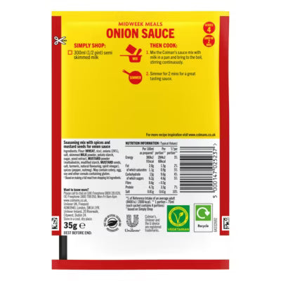 Colman's onion sauce mix 35g - British product