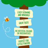 Heinz strawberry and banana baby biscotti 60g, UK version