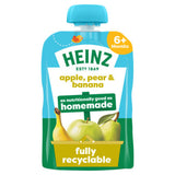 Heinz Apple, Pear & Banana Smooth Puree 6+ Months Baby Food 100g