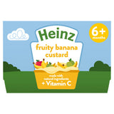 Heinz Fruity Banana Custard baby food 4 x 100g, UK version