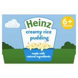Heinz Creamy Rice Pudding Pots 6+ Months Baby Food 4 x 100g