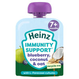 Heinz baby food pouch with blueberry, coconut, and oat 85g, UK version