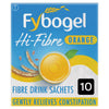Fybogel Hi-Fibre Orange ispaghula husk fibre drink 10 sachets - British product